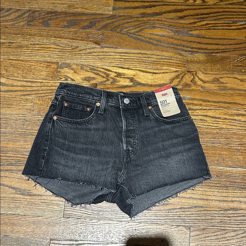Levi's Women's Dark Denim Jean Shorts
